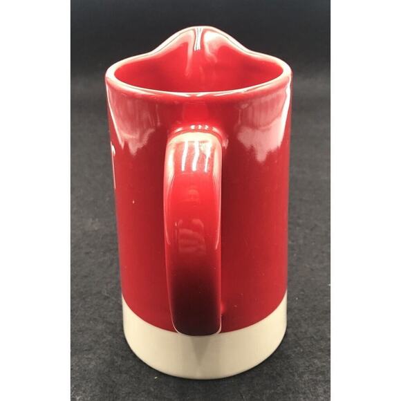 Ceramic Pitcher “Pour” Red. Made with Love Tabletops Gallery 7” - Picture 2 of 6